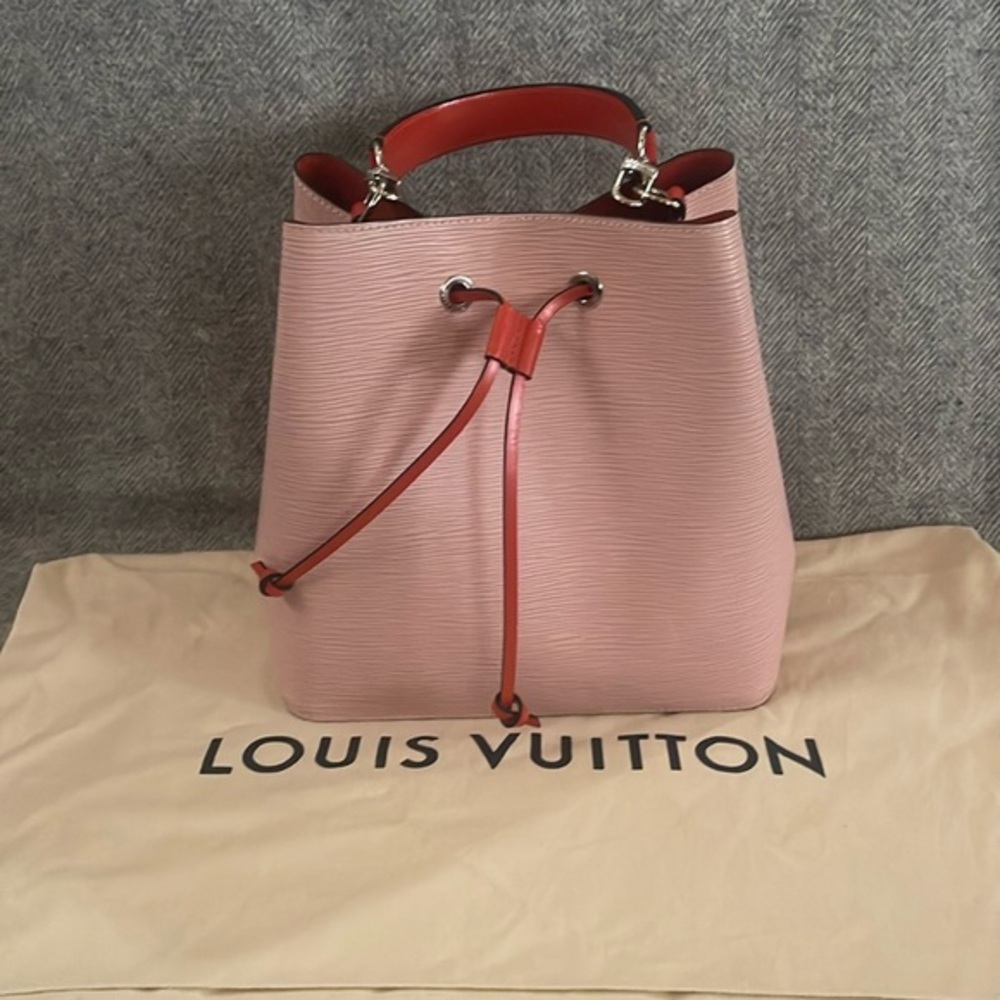 Louis Vuitton Epi Neonoe Rose Ballerine Orange